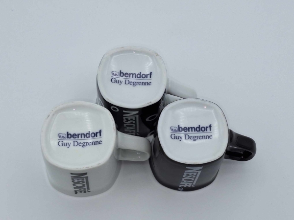 3x Nescafe Espresso Tassen